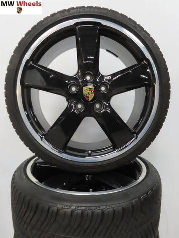 originele Porsche 991 4S Fuchs 20 inch velgen winterbanden beschikbaar voor biedingen