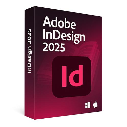 InDesign 2025, Computers en Software, Ontwerp- en Bewerkingssoftware, Nieuw, MacOS, Windows, Ophalen