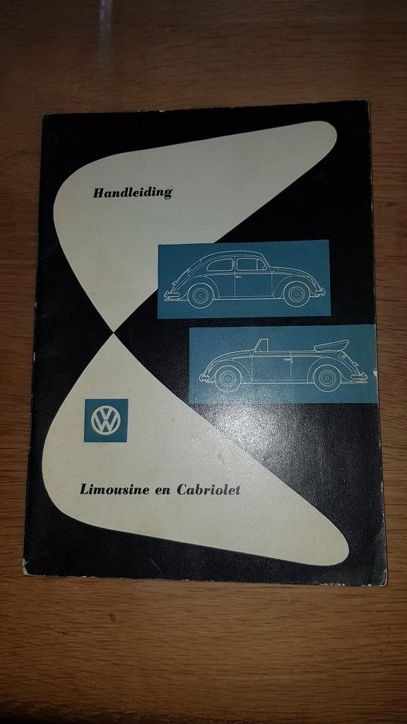 Kever VW Ovaal handleiding 1957 Nederlands., Auto diversen, Handleidingen en Instructieboekjes, Ophalen of Verzenden