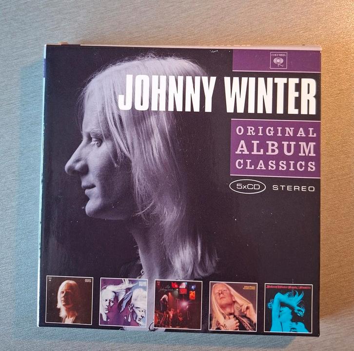 5cd box. Johnny Winter. 5 original album Classics., Cd's en Dvd's, Cd's | Verzamelalbums, Ophalen of Verzenden