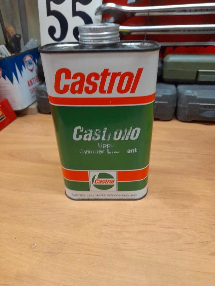 Oude lege Castrol Castrollo-oliekan, Verzamelen, Merken en Reclamevoorwerpen, Gebruikt, Overige typen, Verzenden