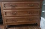 Commode bois 3 tiroirs – style classique vintage, Ophalen