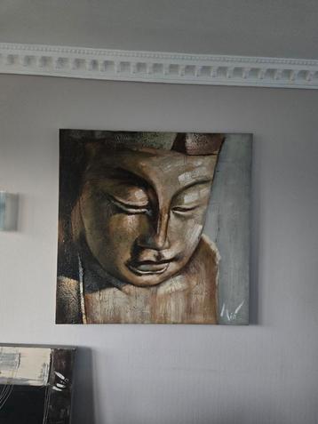 Tableau bouddha bas relief  beschikbaar voor biedingen