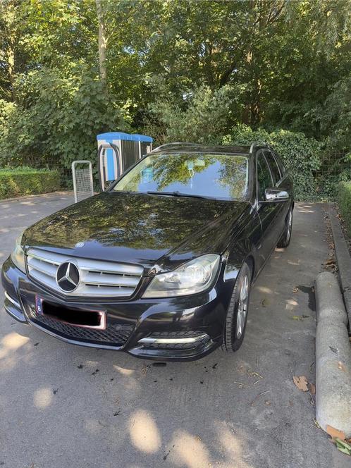 Mercedes c200cdi 2011, Auto's, Mercedes-Benz, Particulier, Benzine, Euro 5, Break, 5 deurs, Handgeschakeld, Zwart, Grijs, Leder en Stof