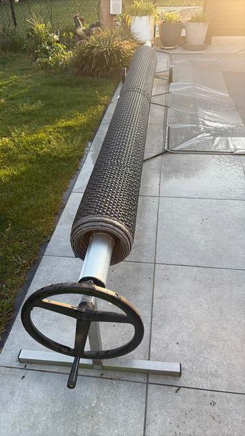Winter en zomer zeil voor zwembad 3 X 6 meter met oproller, Enlèvement, Utilisé