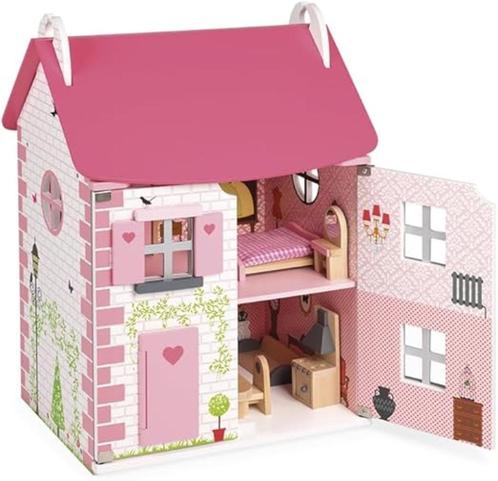 Janod Poppenhuis van hout SNELLE GRATIS LEVERING, Kinderen en Baby's, Speelgoed | Poppenhuizen, Nieuw, Poppenhuis, Verzenden