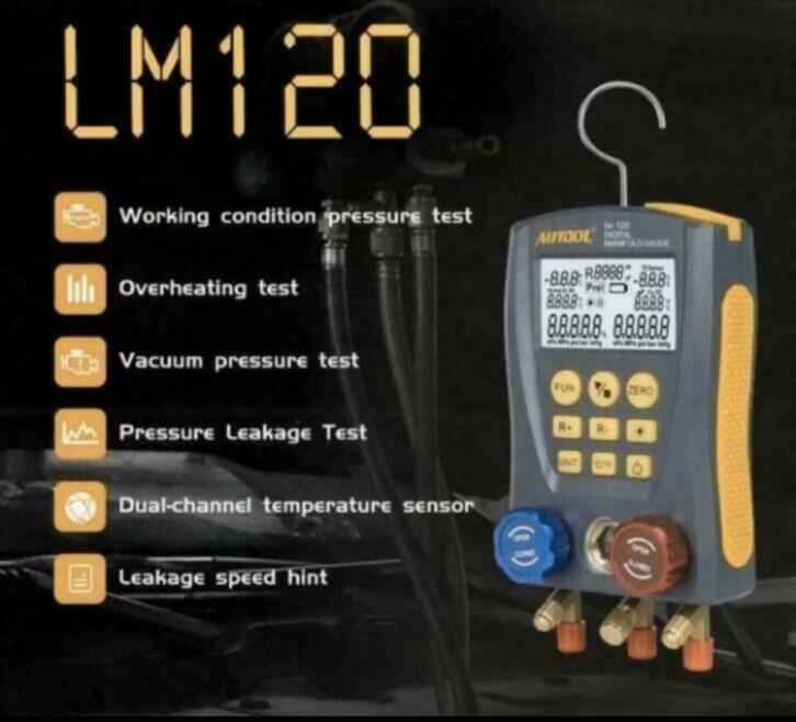 Autool Airco test LM120 nieuw, Auto diversen, Autogereedschap, Zo goed als nieuw, Ophalen of Verzenden