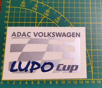 Sticker ADAC Volkswagen Lupo Cup (2 beschikbaar), Enlèvement ou Envoi