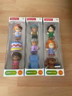 3 tubes met figuurtjes Little People van Fisher Price, Kinderen en Baby's, Speelgoed | Fisher-Price, Nieuw, Speelset, Ophalen of Verzenden