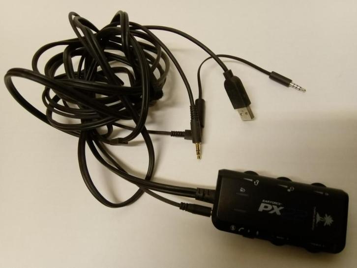 🎧Turtle Beach Ear Force PX22 Black Gaming Headset Amplifie, Computers en Software, Headsets, Bedraad, Volumeregelaar, Ophalen of Verzenden