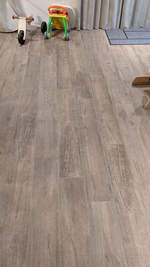 Keramisch tegels (parket, beton, grijs), Doe-het-zelf en Bouw, Tegels, Nieuw, Vloertegels, Keramiek, 60 cm of meer, 20 tot 40 cm