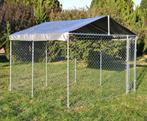 Hondenkennel | 3 x 3 meter | Met afdekzeil, Dieren en Toebehoren, Honden-accessoires, Ophalen of Verzenden, Nieuw