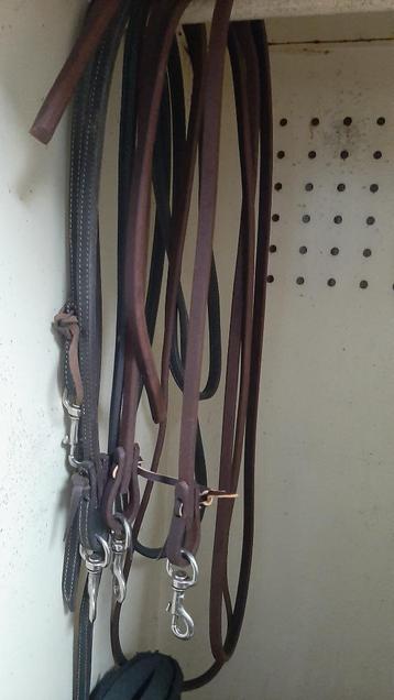 2 sets Professional western teugels luxe uitvoering 5/8" beschikbaar voor biedingen