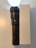 Lampe de poche LED rechargeable avec écran — Zoom, Enlèvement ou Envoi, Comme neuf