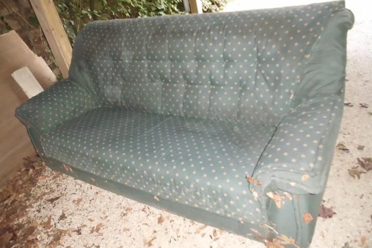 salon 2 zit & 3 zit - v hond / clubhuis / camping, Huis en Inrichting, Zetels | Complete zithoeken, Gebruikt, Stof, Ophalen