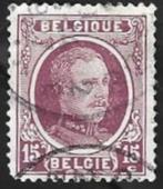 Postzegel België 1922 Koning Albert I (type Houyoux), Koninklijk huis, Frankeerzegel, Ophalen of Verzenden, Gestempeld
