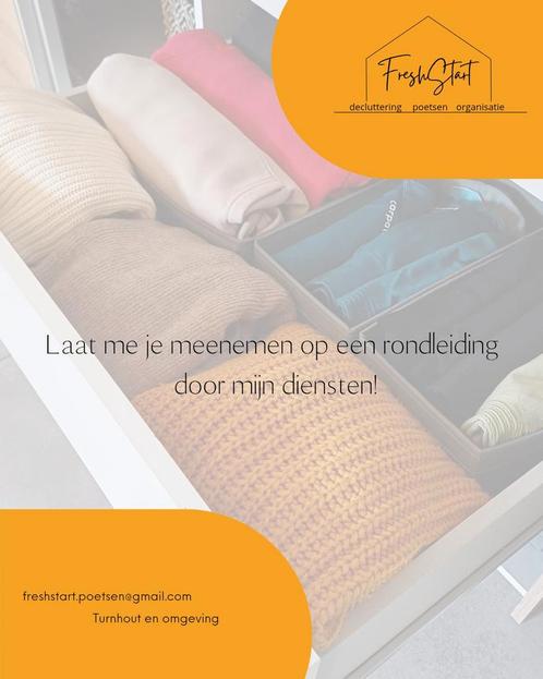 Ontspullen Turnhout en omgeving, Diensten en Vakmensen, Huishoudhulp, Schoonmaken, Strijken, Wassen