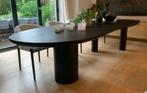 zwarte moderne eettafel, Huis en Inrichting, Tafels | Eettafels, Ophalen, Gebruikt, 100 tot 150 cm, 200 cm of meer