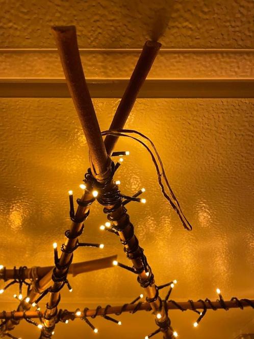4 decoratieve sterren + verlichting, Diversen, Kerst, Nieuw, Ophalen