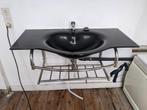 Lavabo noir, Maison & Meubles, Salle de bain | Meubles de Salle de bain, Enlèvement, Utilisé