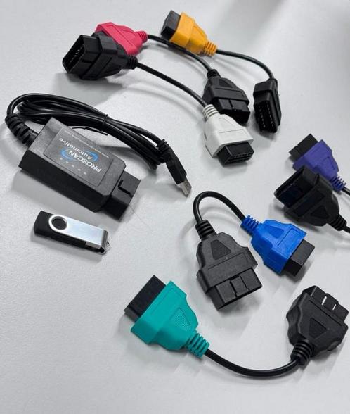 Proscan Automotive OBD2 OBDII auto uitlezen + veel kabels, Auto diversen, Autogereedschap, Nieuw, Ophalen of Verzenden