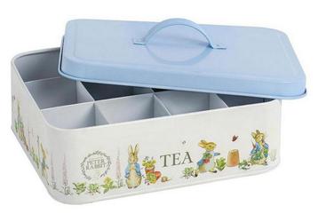 Peter Rabbit Classic Tea Caddy - Blikken theedoos thee-doos