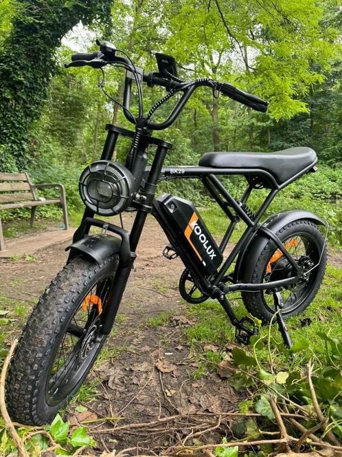 KOOLUX FATBIKE 350W ACTIERADIUS 80KM MET 18650 LITHIUM BATTE, Vélos & Vélomoteurs, Vélos électriques, Comme neuf, Autres marques