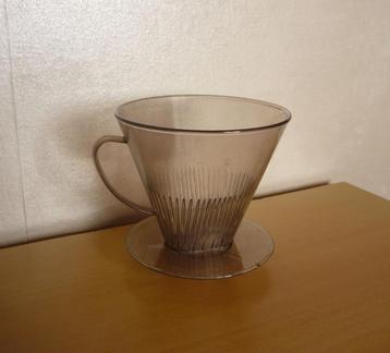 Grijs transparante koffiemaker filterkoffiemaker filterhoude beschikbaar voor biedingen