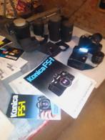 Vintage fototoestel met verschillende toebehoren., Verzamelen, Ophalen of Verzenden, Fototoestel