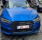 Audi a3 sportback accidenté, Berline, Cuir et Tissu, Automatique, Bleu