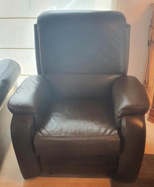 Nouveau fauteuil inclinable en cuir à vendre, Maison & Meubles, Fauteuils, Comme neuf, Cuir, 75 à 100 cm, 75 à 100 cm, Enlèvement ou Envoi