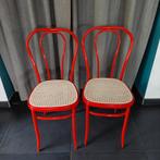 2 bistro stoelen thonet stijl, Huis en Inrichting, Stoelen, Ophalen of Verzenden, Gebruikt, Metaal