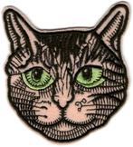 Poes Kat stoffen opstrijk patch embleem #3, Envoi, Neuf