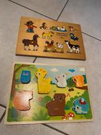 2 legpuzzels, Ophalen, Gebruikt, Van hout, Minder dan 10 stukjes