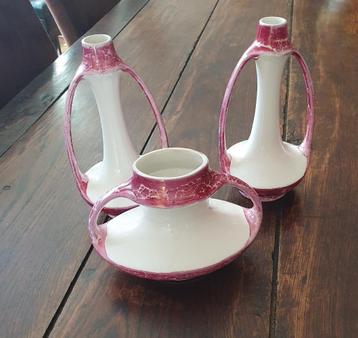 Art deco vazenset NIMY (Belgisch aardewerk ca 1920) beschikbaar voor biedingen