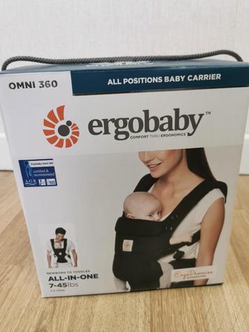 Draagzak Ergobaby Omni 360 zwart newborn toddler 3,2-20 kg disponible aux enchères