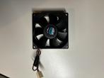 Cooling Fan Delta 12 v 80 mm 4 pin Speed: 4000RPM, Ophalen of Verzenden, Luchtkoeling, Zo goed als nieuw