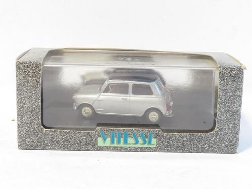 1:43 Vitesse 580 Austin Mini Cooper 1963 grijs met zwart dak, Hobby en Vrije tijd, Modelauto's | 1:43, Zo goed als nieuw, Auto