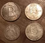 4 pièces d'argent de Belgique, Argent, Série, Enlèvement ou Envoi, Argent
