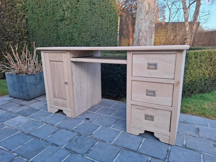 Chaise de bureau en frêne. Aérogommé., Maison & Meubles, Bureaux, Bureau, Enlèvement ou Envoi