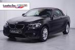 BMW 218 2-serie Cabrio 218i High Executive Navigatie-Full Sa, Auto's, Zwart, Bedrijf, Handgeschakeld, Navigatiesysteem