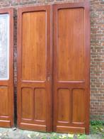 246,5hx143,5br Set dubbele oude hoge paneeldeuren, Ophalen