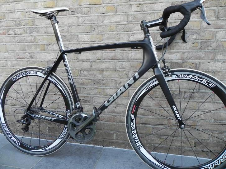 GIANT racefiets carbon maat XL en volledig Shimano Dura Ace, Fietsen en Brommers, Fietsen | Racefietsen, Zo goed als nieuw, Heren