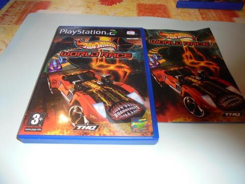 Playstation 2 Hot Wheels World Race (orig-compleet), Consoles de jeu & Jeux vidéo, Jeux | Sony PlayStation 2, Utilisé, Course et Pilotage