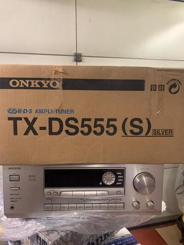 Onkyo TX-DS555 (S) Silver R•DS Ampli-Tuner beschikbaar voor biedingen