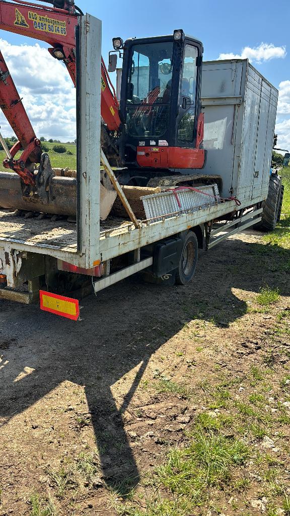 Plateau porte engin, Auto diversen, Aanhangers en Bagagewagens, Zo goed als nieuw, Ophalen