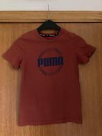 Roestkleurig t-shirt, Puma, maat 140, 10 jaar, Comme neuf, Puma, Chemise ou À manches longues, Garçon