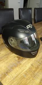 Top kwaliteit motorhelm merk AGV maat M., Motoren, Ophalen, M, Dames, Tweedehands