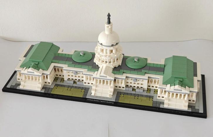 Lego Architecture 21030 US Capitol Building set compleet, Kinderen en Baby's, Speelgoed | Duplo en Lego, Zo goed als nieuw, Lego