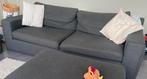 4-zit donker grijs, Ophalen, Gebruikt, 100 tot 125 cm, Stof